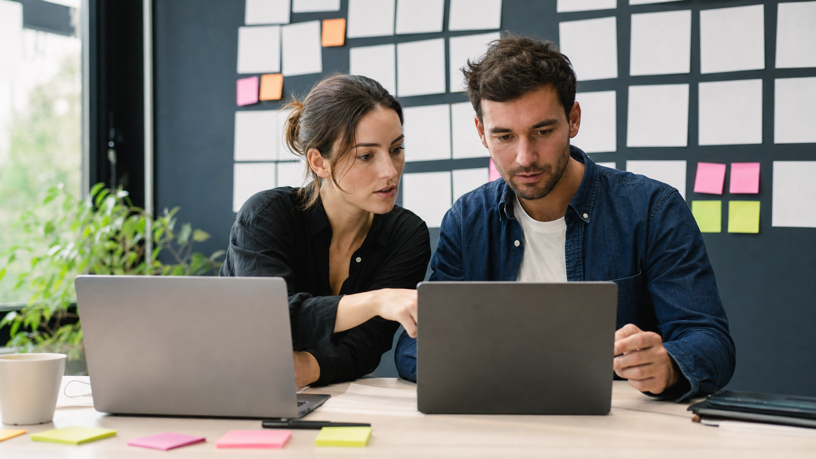 Potencijalni suosnivači rade na probnom startup projektu