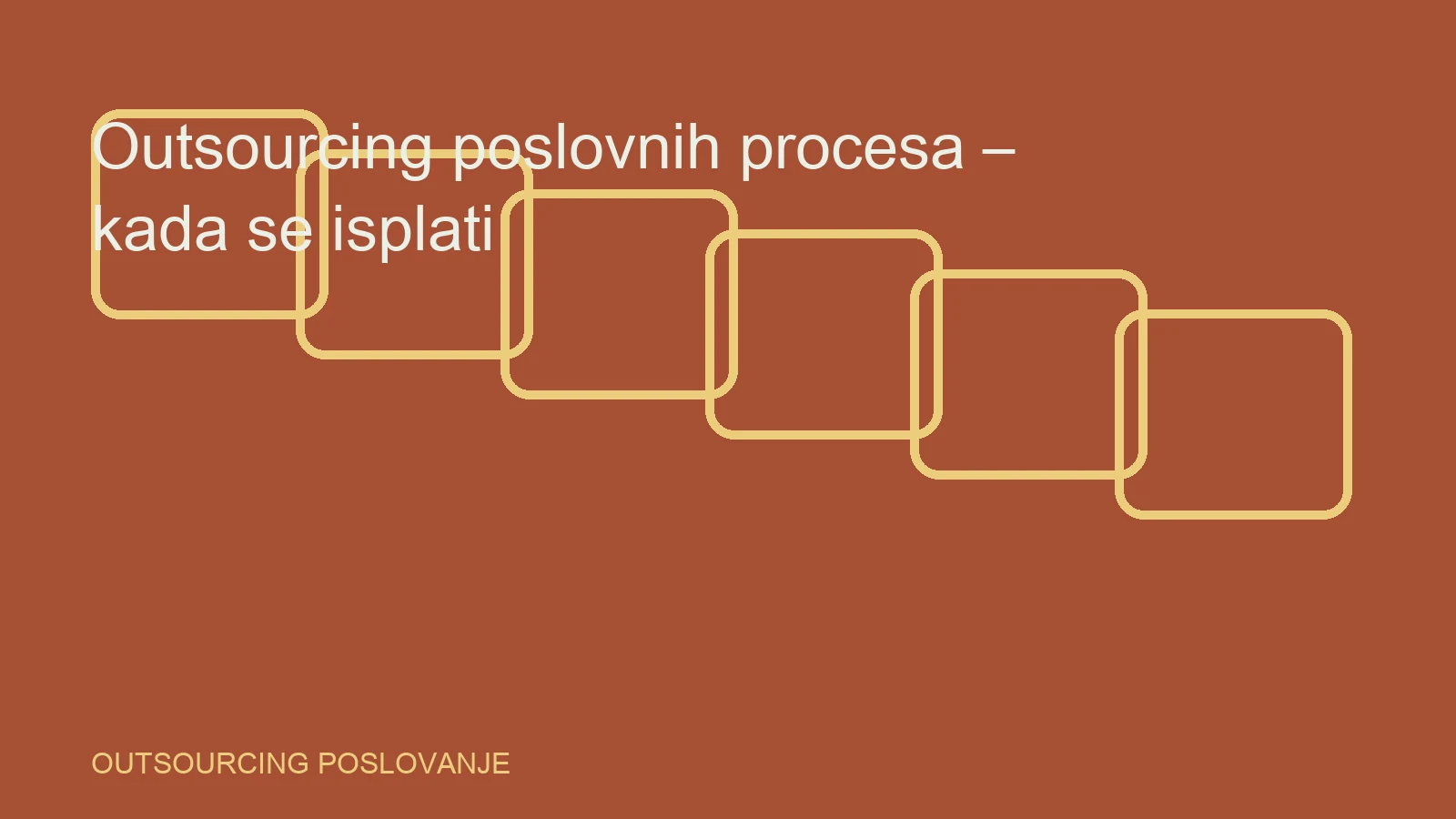 Urednička ilustracija za temu outsourcing poslovanje